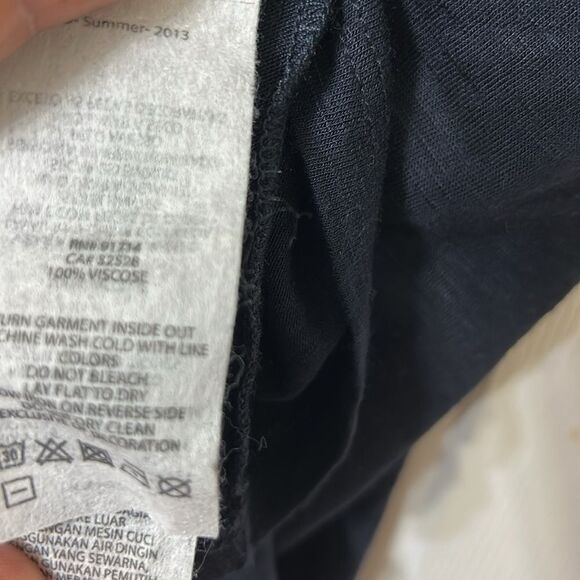 Armani Exchange Black Stretchy Black Crew neck short sleeve T-shirt(Size Small) - Picture 5 of 5